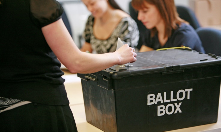 Elections ballot box